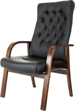 Кресло Бюрократ  T-9928WALNUT-CF