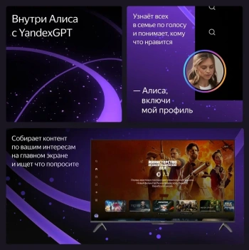 Телевизор LED Yandex 55