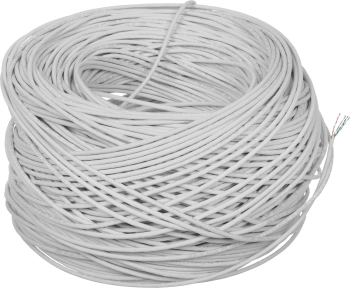 Кабель информационный Lanmaster TWT-5EUTP-XL-LSZH кат.5E UTP 4 пары 24AWG LSZH внутренний 305м белый