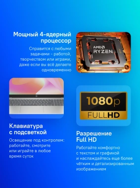 Ноутбук HP  15-fc0018nq