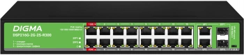 Коммутатор Digma  DSP216G-2G-2S-R300
