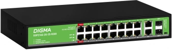 Коммутатор Digma  DSP216G-2G-2S-R300