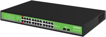 Коммутатор Digma  DSP224G-2S-R400