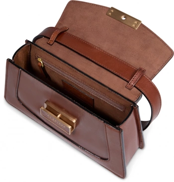 Сумка женская The Bridge Ginevra 04342501/14 коричневая натур.кожа