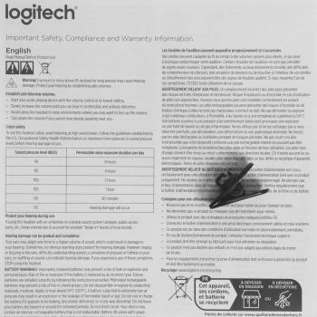 Наушники с микрофоном Logitech H650E