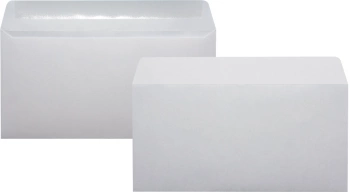 Конверт Silwerhof Eco 206 E65 110x220мм белый клеевой слой 80г/м2 (pack:1000pcs)