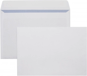 Конверт Silwerhof Eco С50.10.50 C5 162x229мм белый силиконовая лента 80г/м2 (pack:50pcs)