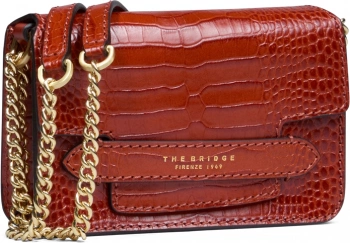 Сумка женская The Bridge Lucrezia Wow 04121422/L1 терракотовая натур.кожа