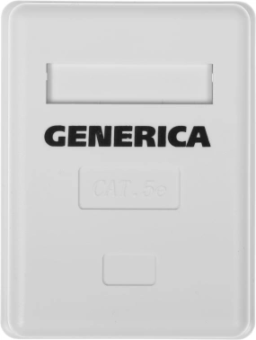 Розетка ITK CS2-1C5EF-12-G настенная 49.2x62.5x25.2мм крышка RJ45 пластик белый (упак.:1шт)