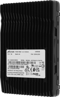 Накопитель SSD Crucial PCIe 4.0 x4 1600GB MTFDKCC1T6TFS-1BC1ZABYY