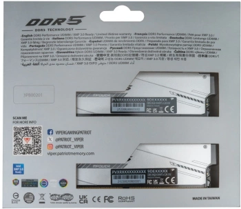 Память DDR5 2x16GB 6000MHz Patriot  PVXR532G60C30KM