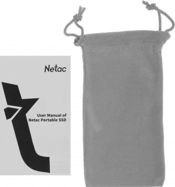 Накопитель SSD Netac USB-C 256GB NT01ZX20L-256G-32BK