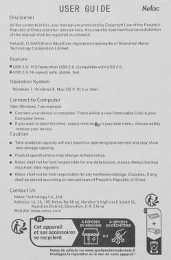 Флеш Диск Netac 256GB US9