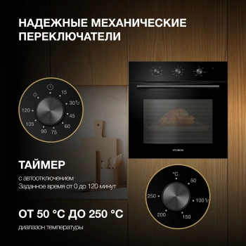Духовой шкаф Электрический Hyundai HEO 6635 BG