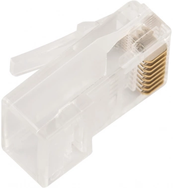 Коннектор Lanmaster (LAN-EZ45-8P8C/U6-100) UTP кат.6 RJ45 прозрачный (упак.:100шт)