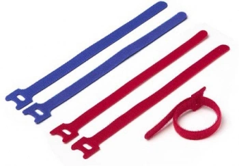 Хомут-липучка Lanmaster LAN-VCM125-RD 125x12мм (упак:20шт) нейлон/полиэтилен внутри помещений красный