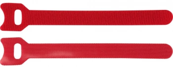 Хомут-липучка Lanmaster LAN-VCM125-RD 125x12мм (упак:20шт) нейлон/полиэтилен внутри помещений красный