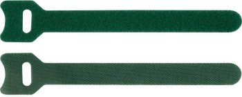 Хомут-липучка Lanmaster LAN-VCM180-GN 180x12мм (упак:20шт) нейлон/полиэтилен внутри помещений зеленый