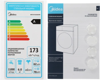 Стиральная машина Midea MF01610US40/W