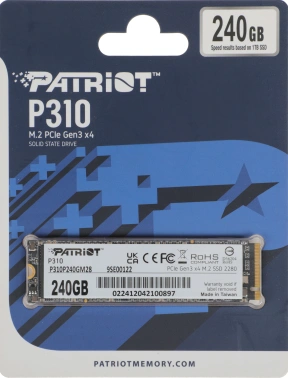 Накопитель SSD Patriot PCIe 3.0 x4 240GB P310P240GM28