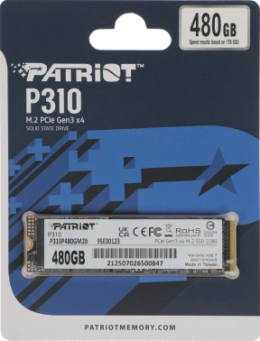Накопитель SSD Patriot PCIe 3.0 x4 480GB P310P480GM28