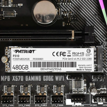 Накопитель SSD Patriot PCIe 3.0 x4 480GB P310P480GM28