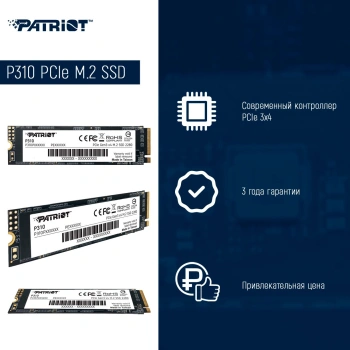 Накопитель SSD Patriot PCIe 3.0 x4 480GB P310P480GM28