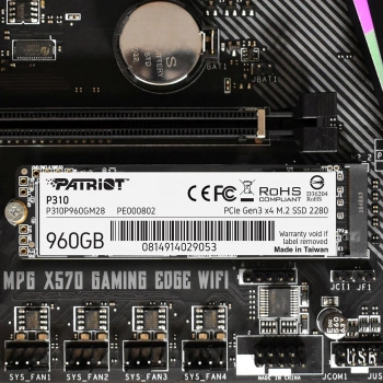 Накопитель SSD Patriot PCIe 3.0 x4 960GB P310P960GM28