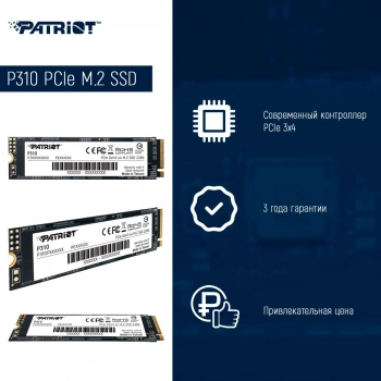 Накопитель SSD Patriot PCIe 3.0 x4 960GB P310P960GM28