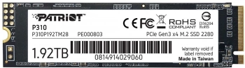 Накопитель SSD Patriot PCIe 3.0 x4 1920GB P310P192TM28