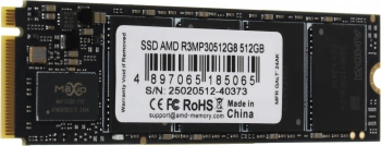 Накопитель SSD AMD PCIe 3.0 x4 512GB R3MP30512G8