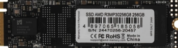 Накопитель SSD AMD PCIe 3.0 x4 256GB R3MP30256G8