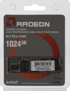 Накопитель SSD AMD PCIe 3.0 x4 1TB R3MP31024G8