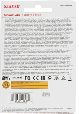 Флеш карта SDHC 32GB Sandisk  SDSDUN4-032G-GN6IM