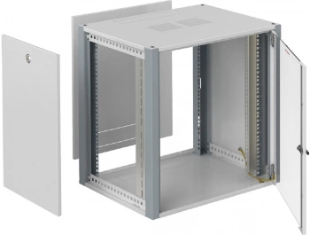 Шкаф коммутационный Sysmatrix (WP 6315.710 ) настенный 15U 600x350мм пер.дв.стекл 2 бок.пан. 60кг серый 200мм 24кг 720мм IP20 металл