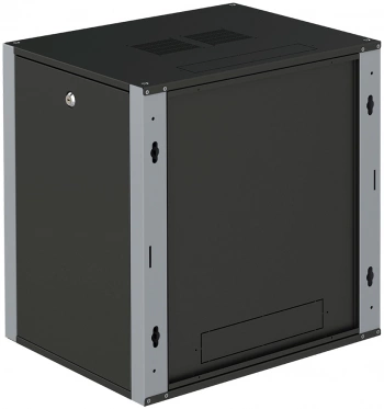 Шкаф коммутационный Sysmatrix (WP 6312.910) настенный 12U 600x350мм пер.дв.стекл 2 бок.пан. 60кг черный 200мм 20кг 585мм IP20 металл