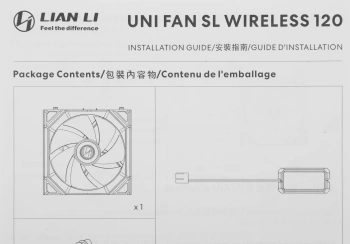 Вентилятор для корпуса Lian-Li  Uni Fan SL Wireless 120