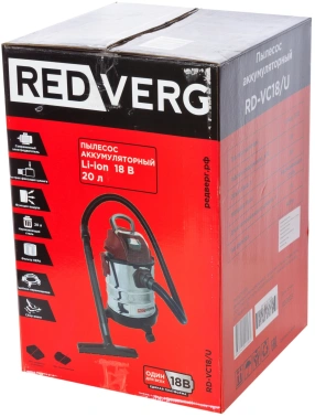 Строительный пылесос RedVerg RD-VC18/U