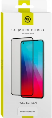 Защитное стекло для экрана Redline черный для Realme 12 Pro 3D 1шт. (УТ000038728)