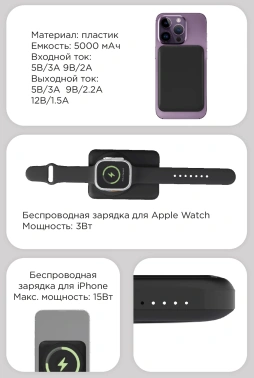 Мобильный аккумулятор VLP  Dual Magsafe
