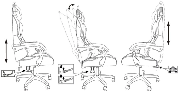 Кресло игровое Knight  Kitty W