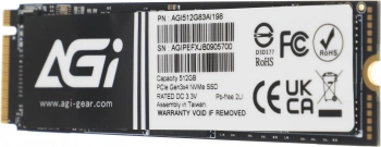 Накопитель SSD AGi PCIe 3.0 x4 512GB AGI512G83AI198