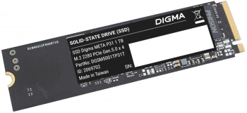 Накопитель SSD Digma PCIe 5.0 x4 1000GB DGSM5001TP31T