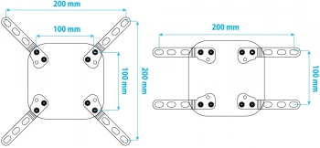 Кронштейн-адаптер для телевизора Kromax ADAPTER-200