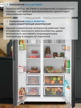 Холодильник Zugel ZRSS630C