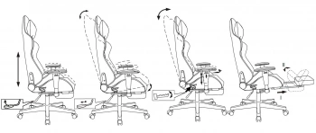 Кресло игровое Zombie  Drift/F