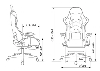 Кресло игровое Zombie  Drift/F