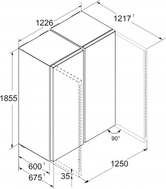 Холодильник Liebherr XRFsf 5225 (SRBsfc 5220+SFNsfd 5227)