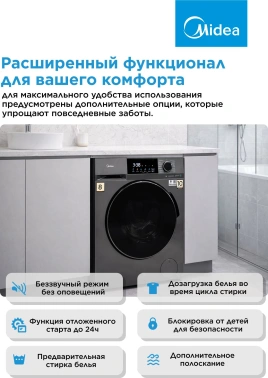 Стиральная машина Midea MFC3814BSW47/S