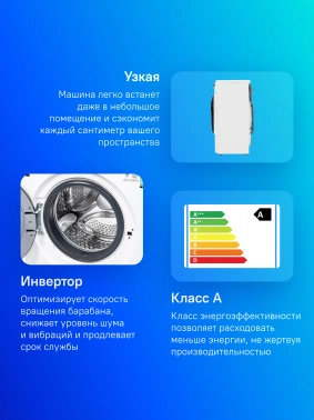 Стиральная машина Midea MFC3712BSW40/W